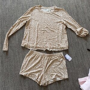 NWT BP Animal Print PJ Set